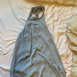 Open back mini dress